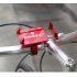 Aluminum Alloy Motorcycle Bike Bicycle MTB Handlebar Cell Phone GPS Holder Mount red