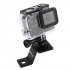 Aluminum Alloy Motorcycle Holder Mount for GoPro DJI Osmo Action Accessories Silver