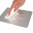 Aluminum Alloy Mouse Pad Double sided Metal Non slip Mousepad Gaming Mat  oxidized Frosted 220x180mm  gray