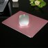 Aluminum Alloy Mouse Pad with Non Slip Rubber Bottom Gaming Mouse Mat Rose gold