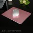 Aluminum Alloy Mouse Pad with Non Slip Rubber Bottom Gaming Mouse Mat Rose gold