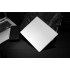 Aluminum Alloy Mouse Pad with Non Slip Rubber Bottom Gaming Mouse Mat Silver