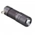 Aluminum Alloy Rechargeable Mini  Flashlight  100 Lumens Usb Powered Keychain Torch Light  Outdoor Emergency Lighting Lamp Black