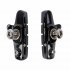 Aluminum Alloy Road Bike Brake Block C brake Fixed Cog Silent Brake Block Piece Water Guide Rubber Brake Piece Bicycle Accessories Silver