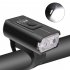 Aluminum Alloy T6 Strong Light Bicycle  Light With Built in Battery Usb Charging Led Cycling Light Small