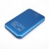 Aluminum Alloy USB 3 0 to SATA External Hard Drive Disk Enclosure 500G 1T 2T for EXFAT WIN Stystem blue