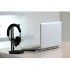 Aluminum Earphone Hanger Headset Holder Headphone Bracket Desk Display Stand white