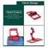 Aluminum Foldable Tablet and Phone Stand Holder with Lanyard Support for Mavic Air Mavic Pro DJI Spark Metal Phone Holder Accessories red
