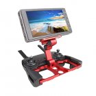 Aluminum Foldable Tablet and Phone Stand Holder with Lanyard Support for Mavic Air/Mavic <span style='color:#F7840C'>Pro</span>/DJI Spark Metal Phone Holder Accessories red