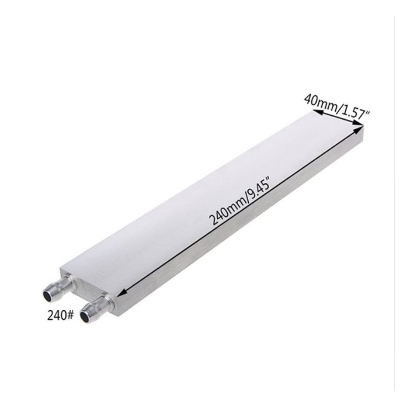 Aluminum Liquid-Water Cooling Block for Computer CPU Radiator for PC And Laptop CPU Heat Sink System 40*240