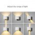Aluminum Outdoor Wall Lamp Waterproof Adjustable Upper Lower Luminous Light warm light