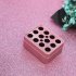 Aluminum Pink Diy Lipstick Mold with 12Holes Lipbalm Fill Mould Maker Tools Pink