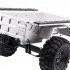 Aluminum RC Hitch Mount Trailer for 1 10 RC Rock Cralwer Car Axial SCX10 Traxxas TRX4 TAMIYA CC01 D90 Cars Hopper silver