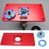 Aluminum Router Table Insert Plate w  2 Router Insert Rings for Woodworking Benches Router RT0700C