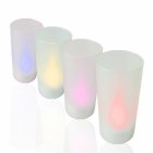 Amaze everyone with these simple but ultra cool electronic candles   set of 4 candles so you can mood light your bedroom  office  or living room in style 