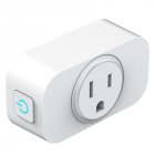 American Plug Socket Round Plug 2/3 Holes Socket With Switch On Off Power Adapter Socket Wall Outlet Socket White