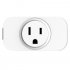 American Plug Socket Round Plug 2 3 Holes Socket With Switch On Off Power Adapter Socket Wall Outlet Socket White