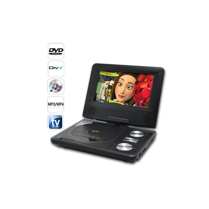 Portable DVD Player w/ 7 Inch LCD Widescreen
