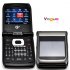 An elegant Universal flip quadband touchscreen cellphone with a dual screen and QWERTY keypad  Brought to you by Chinavasion com