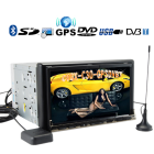 An impressive 2 DIN complete in car GPS navigation  Digital TV and multimedia system with responsive touchscreen convenience on a large 7 inch screen 