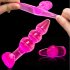 Anal Backyard toy Dildo Adult sex toys NO vibrator butt plug silicone Anal Butt Plug G Spot Stimulation Suction Cup Jelly purple