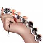 Anal Beads Butt Plug G spot Sex Toys with Pull Ring Anal Plug for Women Men Gay Couple