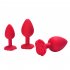 Anal Beads Rose Anal Butt Plug Sex Products For Adults Erotic Toys For Woman Gay Men Anus Dilator Intimate Goods pink large