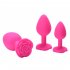 Anal Beads Rose Anal Butt Plug Sex Products For Adults Erotic Toys For Woman Gay Men Anus Dilator Intimate Goods pink large