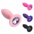 Anal Beads Silicone Anal Butt Plug Sex Products For Adults Erotic Toys For Woman Gay Men Anus Dilator Intimate Goods 7 x 3 5cm Purple