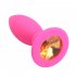 Anal Beads Silicone Anal Butt Plug Sex Products For Adults Erotic Toys For Woman Gay Men Anus Dilator Intimate Goods 7 x 3 5cm Purple