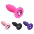 Anal Beads Silicone Anal Butt Plug Sex Products For Adults Erotic Toys For Woman Gay Men Anus Dilator Intimate Goods 7 x 3 5cm Purple