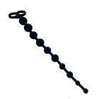 Anal Beads Silicone Anal Plug With 10 Balls, Anal Chain Butt Plug With Safe Pull Ring Anal Butt Plug Adults Erotic Toys For Woman Gay Men Anus Dilator Intimate Goods black