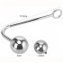 Anal Hook with 2 Interchangeable Balls Stainless Steel Anal Hook for Men Women Anal Toy