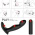 Anal Vibrator Prostate Massager with Finger Movement Technology 9 Vibration Modes Wireless Control black Non remote version