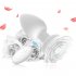 Anal Vibrators Butt Plug 10 Modes Sex Toy Vibrating Rose Remote Control Rose Base Waterproof Silicone Rose Adult Toys Pink APP aluminum foil bag