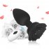 Anal Vibrators Butt Plug 10 Modes Sex Toy Vibrating Rose Remote Control Rose Base Waterproof Silicone Rose Adult Toys Pink APP aluminum foil bag