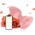 Anal Vibrators Butt Plug 10 Modes Sex Toy Vibrating Rose Remote Control Rose Base Waterproof Silicone Rose Adult Toys Purple remote control aluminum foil bag