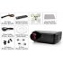 Android 4 1 High Definition Video Projector featuring WiFi  8GB of internal memory  dual core 1 5GHz processor  3000 Lumens and up to 250 inch video projection 