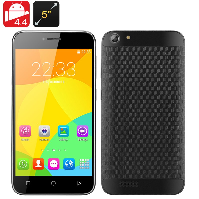 Dual SIM Android 4.4 Smartphone (Black)