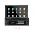 Android 9 1 1 Din Car Radio GPS Navigation 7 inch HD Retractable Screen System 2 16G Multimedia Video Player Black