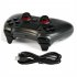 Android Double Vibration Game Hand Shank with Wire Compatible with PS3PS4PC Steel ash