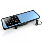 Android Rear View Mirror Monitor with 5 inch touch screen  GPS  car DVR   camera  Wifi and more   An all in one car accessory that easily installs in any car