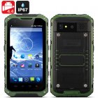 Android Rugged Smartphone comes with Android 4 4 operating system  a MTK6582 Quad Core CPU  IP67 Waterproof and Dust Proof Rating as well as OTG support