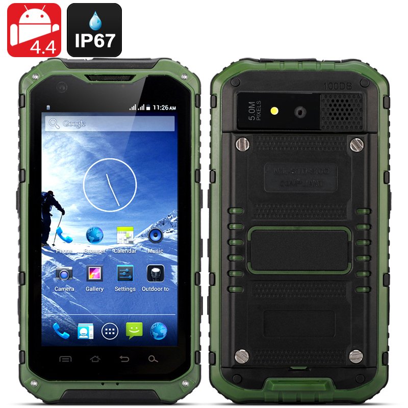 Android Rugged Smartphone 'Ox II' (Green)