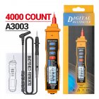 Aneng A3003 Professional Digital Pen Multimeter 4000 Counts Smart Detector Ncv Ac/dc Voltage Resistance Capacitance Tester A3003 Orange