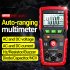Aneng Digital Multimeter 4000 Counts 0 500V 0 2A High Precision Auto ranging LCD Backlight Current Voltage Tester red M108