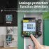 Aneng Lcd Receptacle Tester Socket Phase Detector Digital Voltage Display Ground Leakage Tester Electricity Line Fault Checker UK Plug
