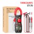 Aneng St170 Clamp Meter Digital Multimeter 500a Ac Current Ac dc Voltage Tester 1999 Counts Capacitance Ncv Ohm Detection red