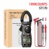 Aneng St170 Clamp Meter Digital Multimeter 500a Ac Current Ac dc Voltage Tester 1999 Counts Capacitance Ncv Ohm Detection red