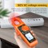 Aneng St185 Digital Clamp Meter Multimeter 4000 Counts Auto ranging Tester Lcd Screen Ac dc Voltage Current Detection Pen orange